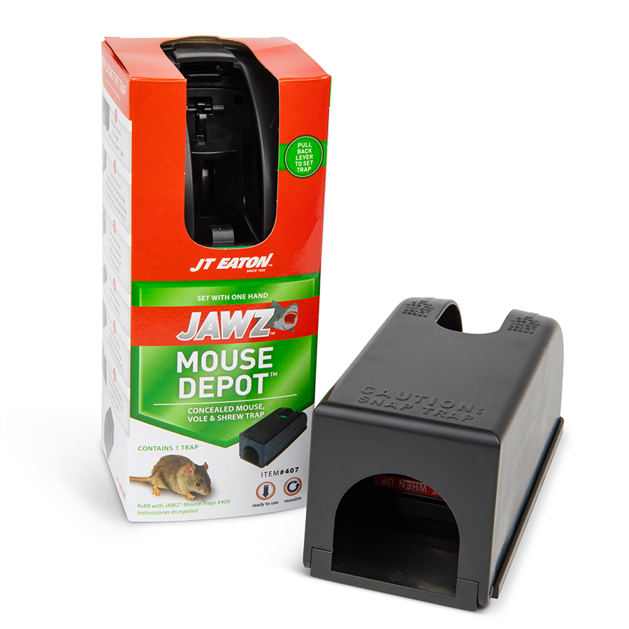 JAWZ™ Mouse Depot™ Covered Mouse Traps